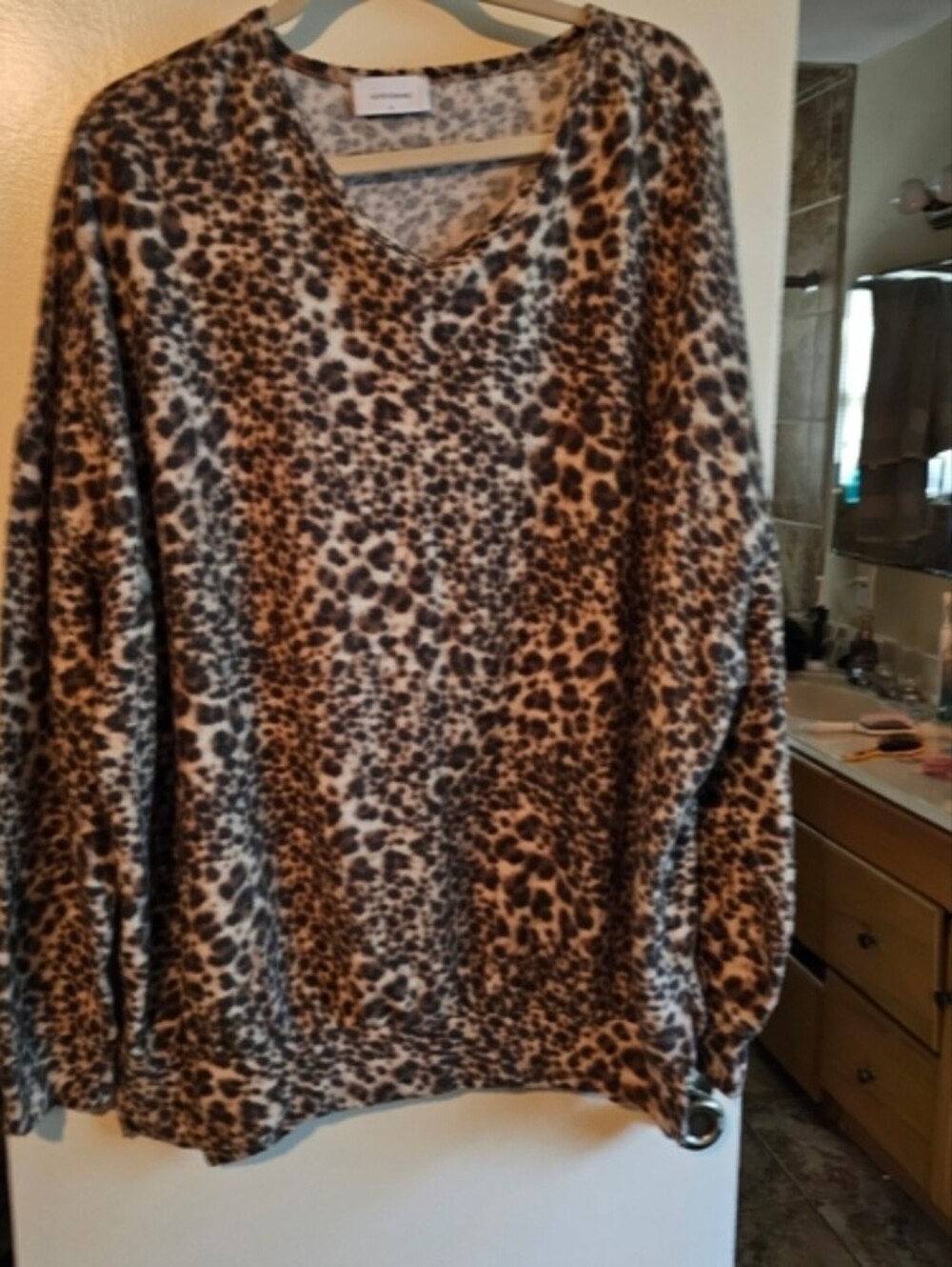 Leopard Print Blouse